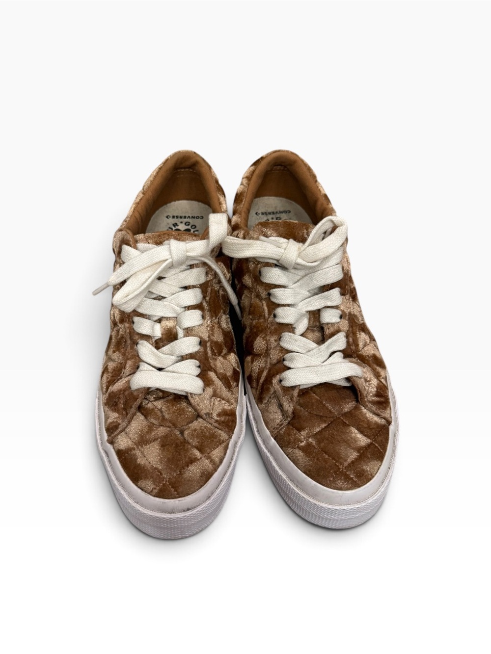 Converse x Golf le Fleur One Star Quilted Velvet Brown Sugar